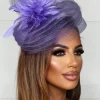 Women Peach Hair Accessories<Beautiful Baby Lilac Fascinator