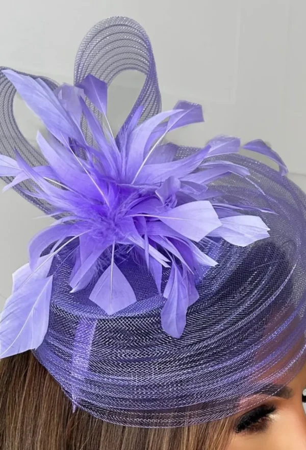 Women Peach Hair Accessories<Beautiful Baby Lilac Fascinator