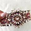 Women Rainbow Hair Accessories<Blinding Beauty Pink Rhinestone Headband