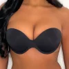 Women PERFECTION BEAUTY Bras & Shapewear<Boost Black Winged Stick On Strapless Backless Push Up Bra