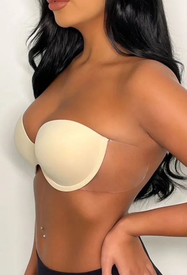 Women PERFECTION BEAUTY Bras & Shapewear<Boost Nude Winged Stick On Strapless Backless Push Up Bra