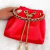 Women KOKO Bags<Elegant Charm Red Satin Diamante Embellished Handle Bag