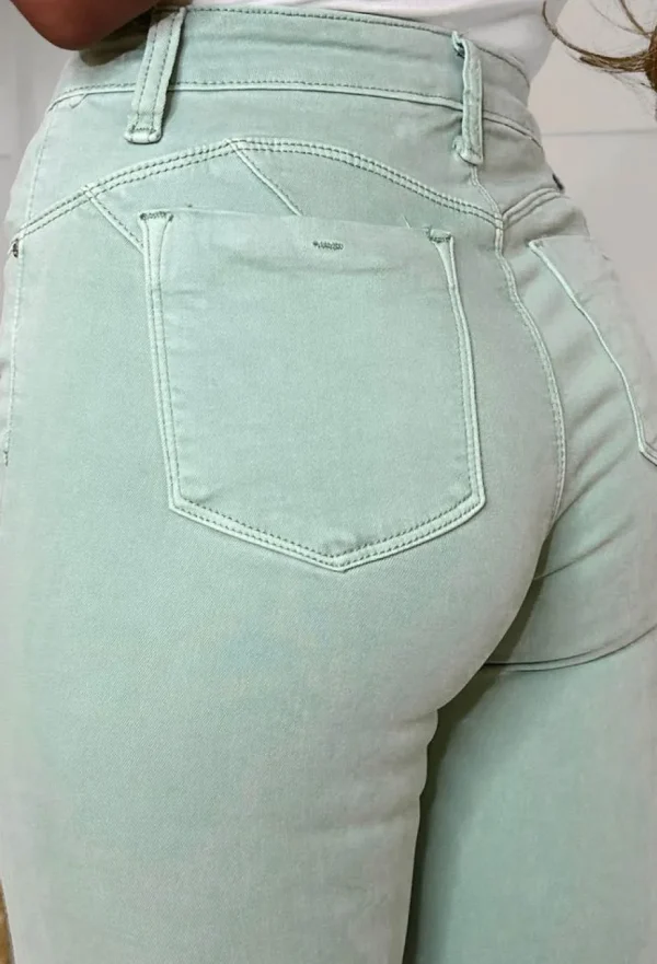 Women FABS FASHION Jeans<Endlessly Yours Mint Green Stretch Push Up Jeans