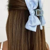 Women Peach Hair Accessories<Glamorous Lover Baby Blue Bow Hair Clip