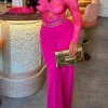 Women NAA NAA Trousers & Leggings<I See Fire Fuschia High Waisted Wide Leg Trousers