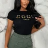 Women SKREEM Tops<Latest Obsession Black Coco T-Shirt