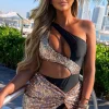 Women CONTINENTAL Swimwear<Stay Golden Rose Gold Full Sequin Knot Detail Mini Skirt