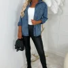 Women CHERRY KOKO Denim<Tell Me More Blue Diamante Denim Shirt