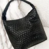 Women KOKO FASHION Gifts<We Need More Black Woven Faux Leather Cross Body Bag